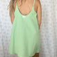 Robe Bretelle Vichy Vert