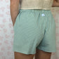 Short Vichy Vert d'eau