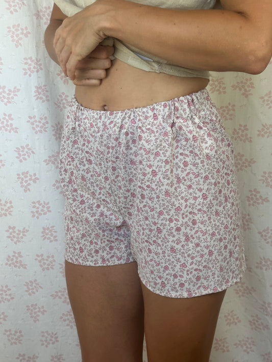 Short Fleurs Rose