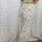 Pantalon Blanc Fleurs