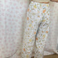 Pantalon Blanc Fleurs