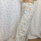 Pantalon Blanc Fleurs