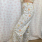 Pantalon Blanc Fleurs