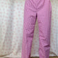 Pantalon Vichy Framboise