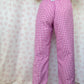Pantalon Vichy Framboise