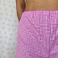 Pantalon Vichy Framboise