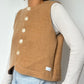 Gilet Bouton Camel T36/38