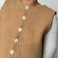 Gilet Bouton Camel T36/38