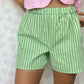 Short Vichy Rayé Vert