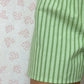 Short Vichy Rayé Vert