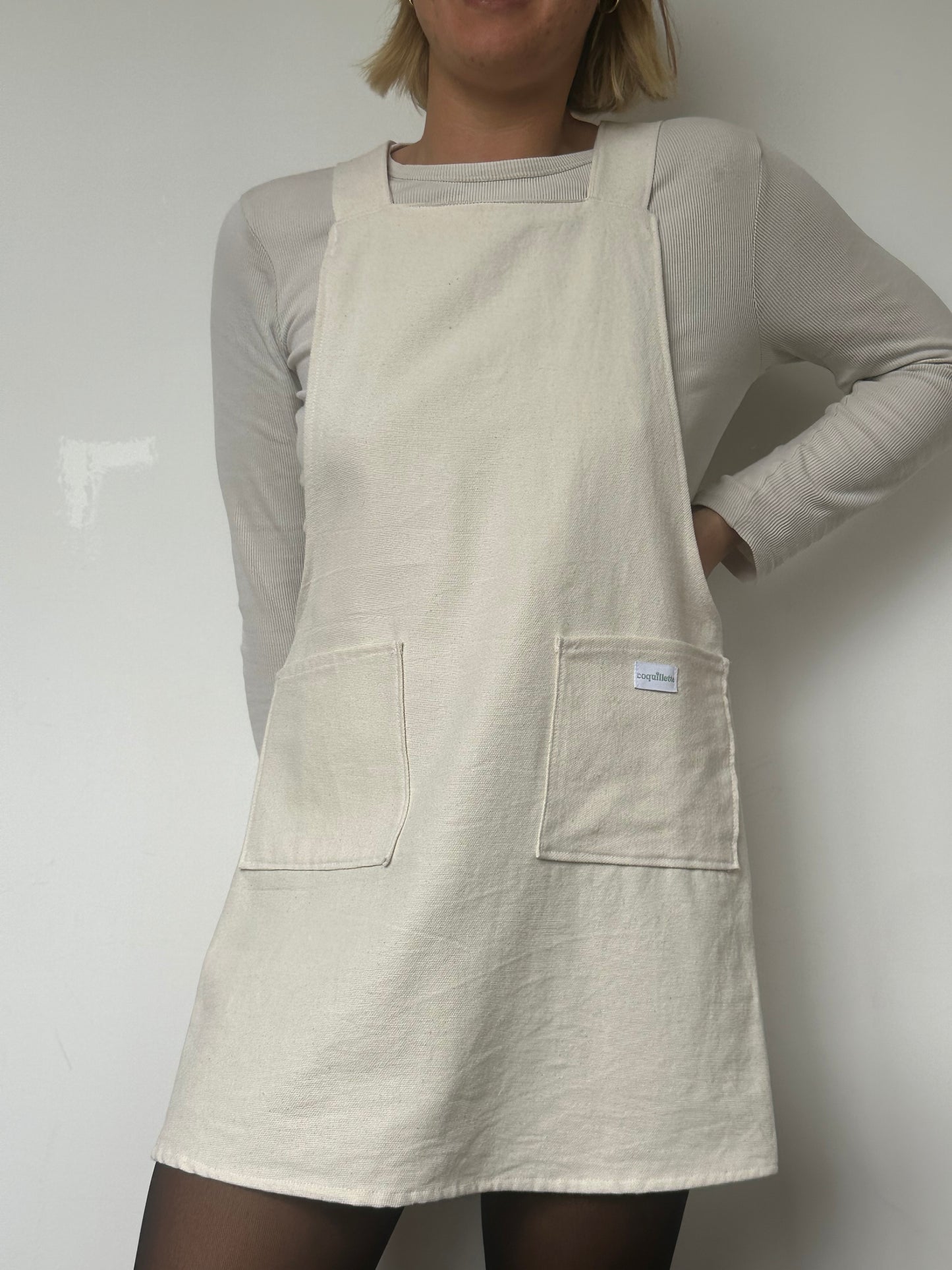 Robe Tablier Beige T36/38
