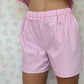 Short Vichy Rose