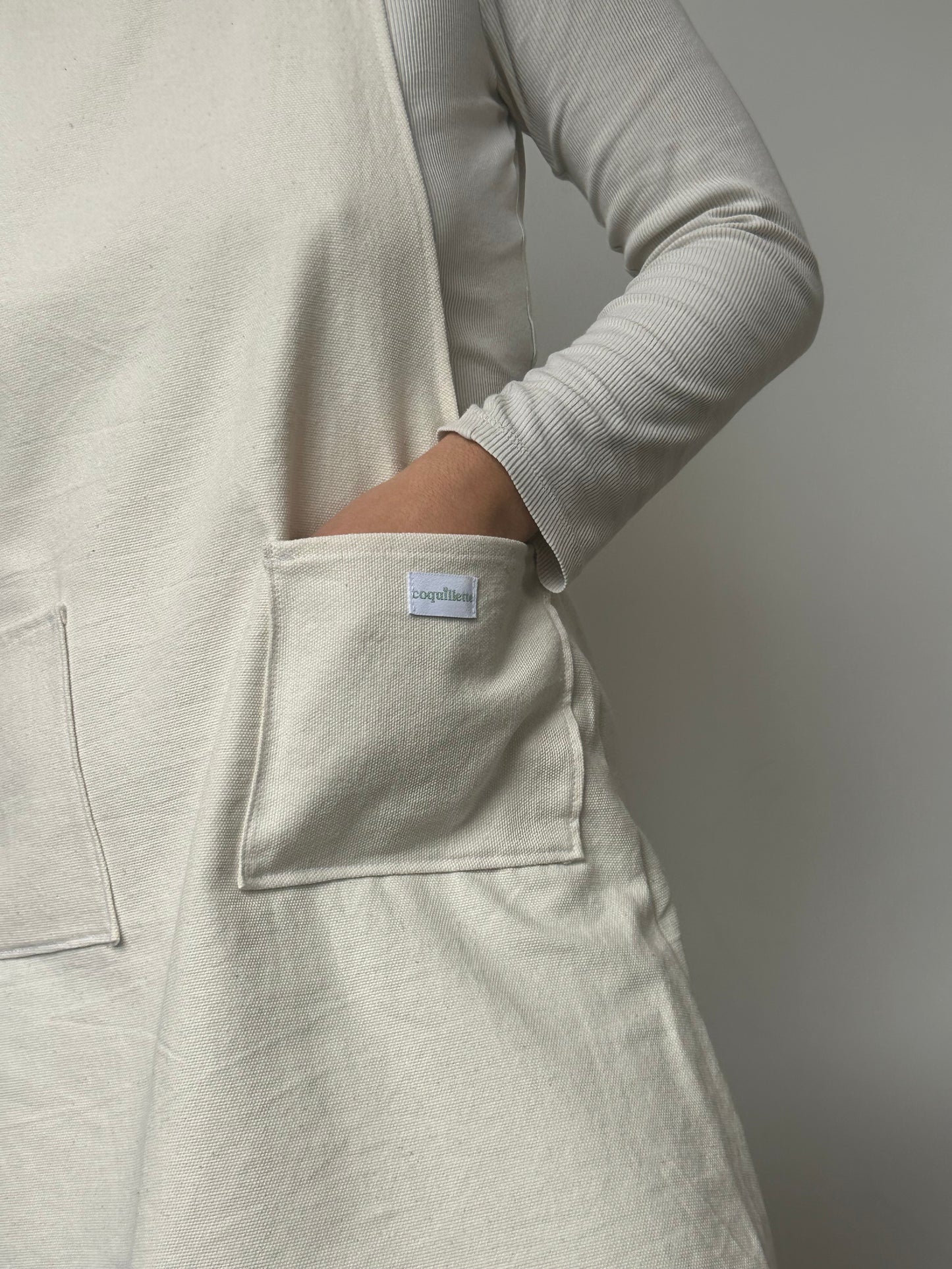 Robe Tablier Beige T36/38