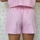Short Vichy Rose