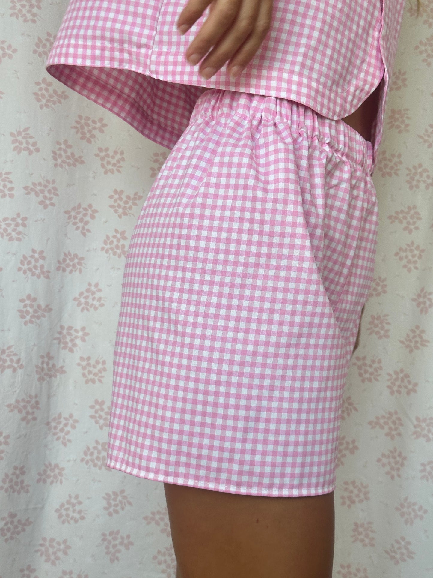 Short Vichy Rose