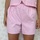 Short Vichy Rose