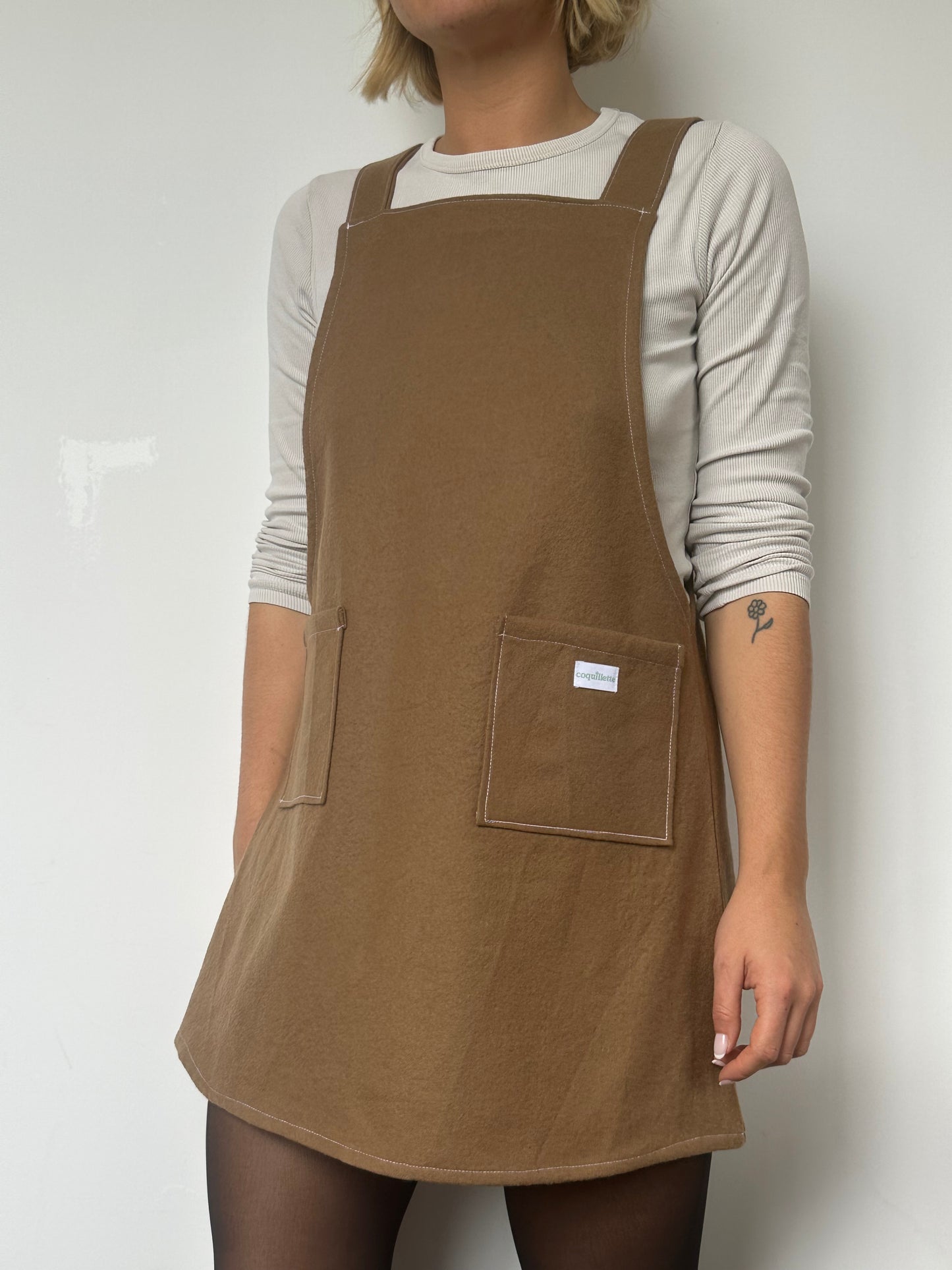 Robe Tablier Marron T36/38