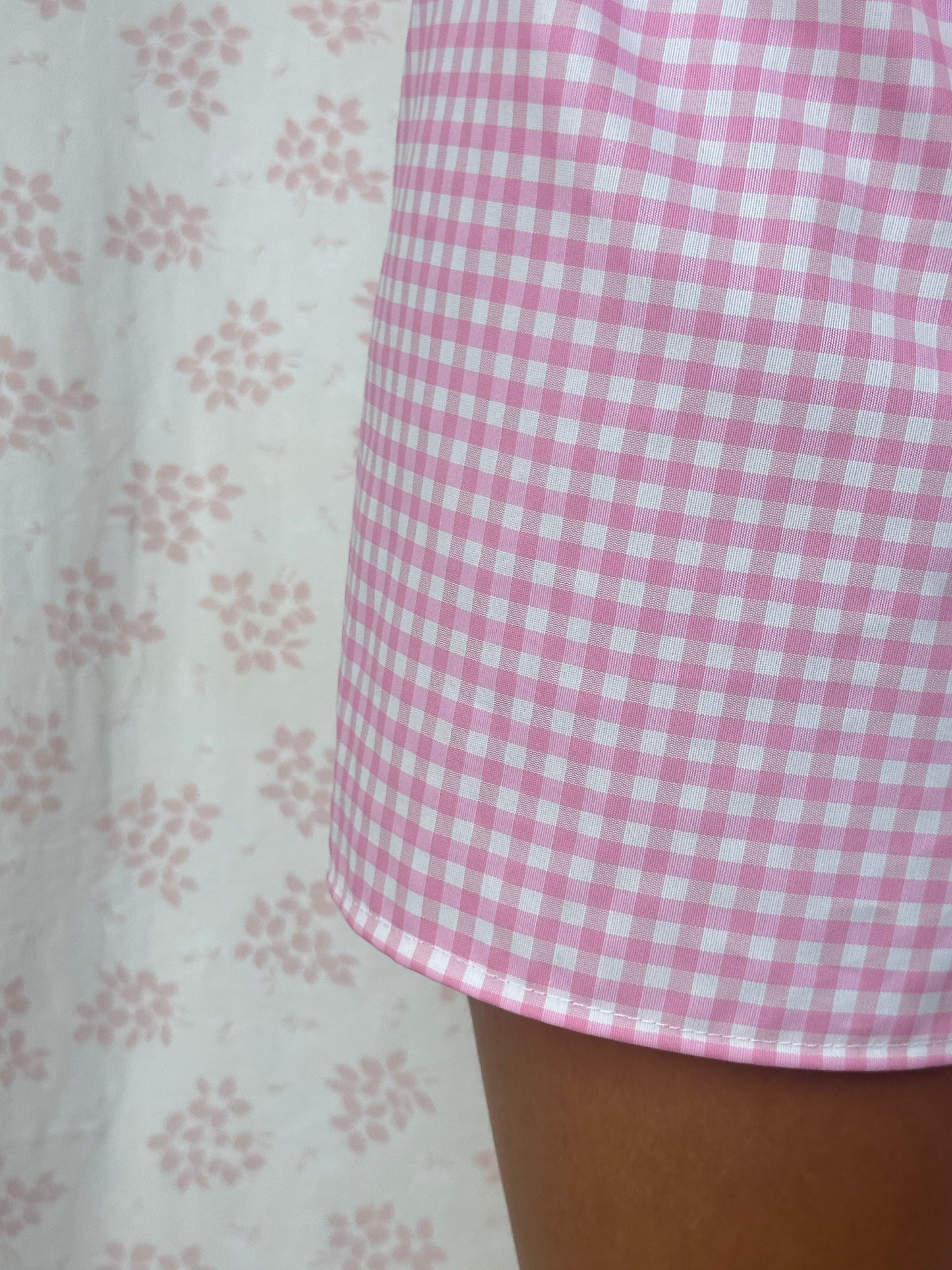 Short Vichy Rose