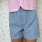 Short Bleu Fleurs