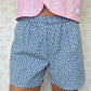 Short Bleu Fleurs