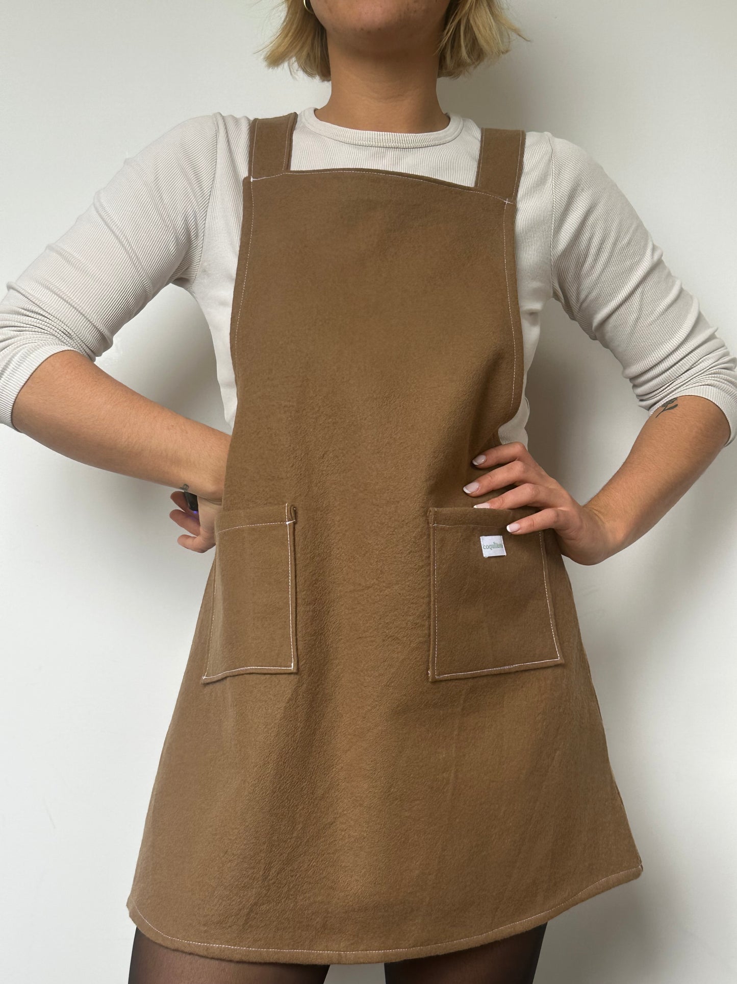 Robe Tablier Marron T36/38