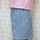 Short Bleu Fleurs