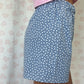 Short Bleu Fleurs