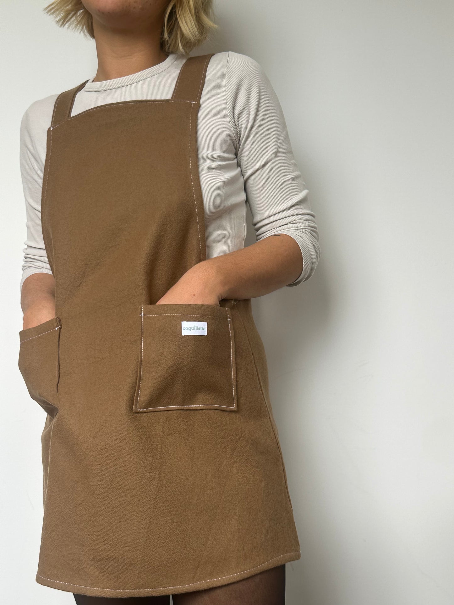 Robe Tablier Marron T36/38