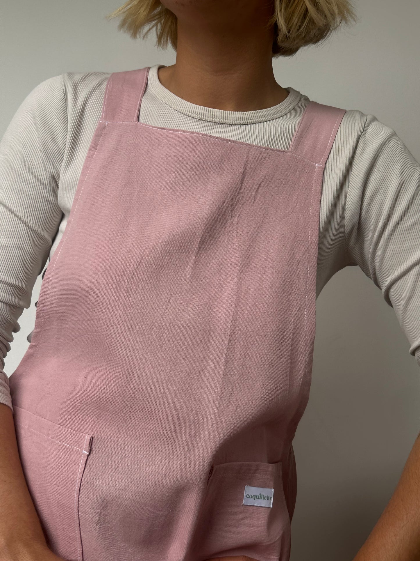 Robe Tablier Rose T36/38