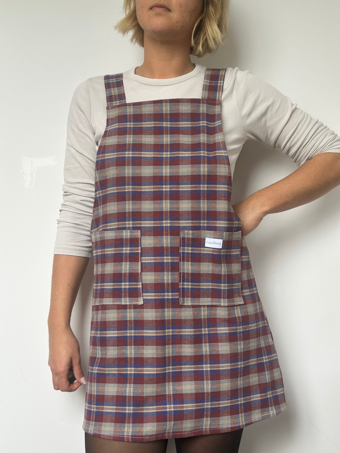 Robe Tablier Tartan T36/38