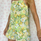 Combishort Fleurs Vert