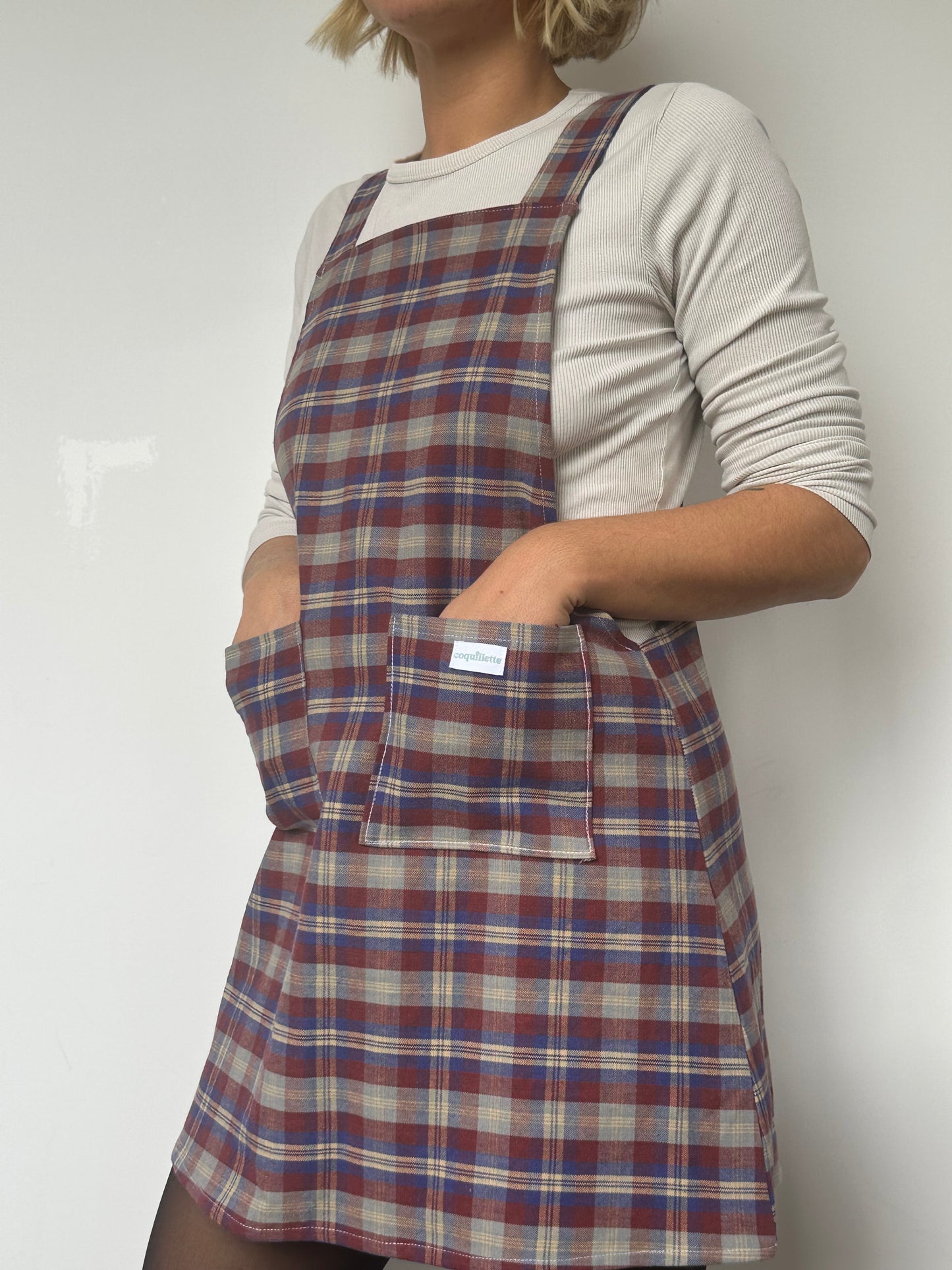 Robe Tablier Tartan T36/38
