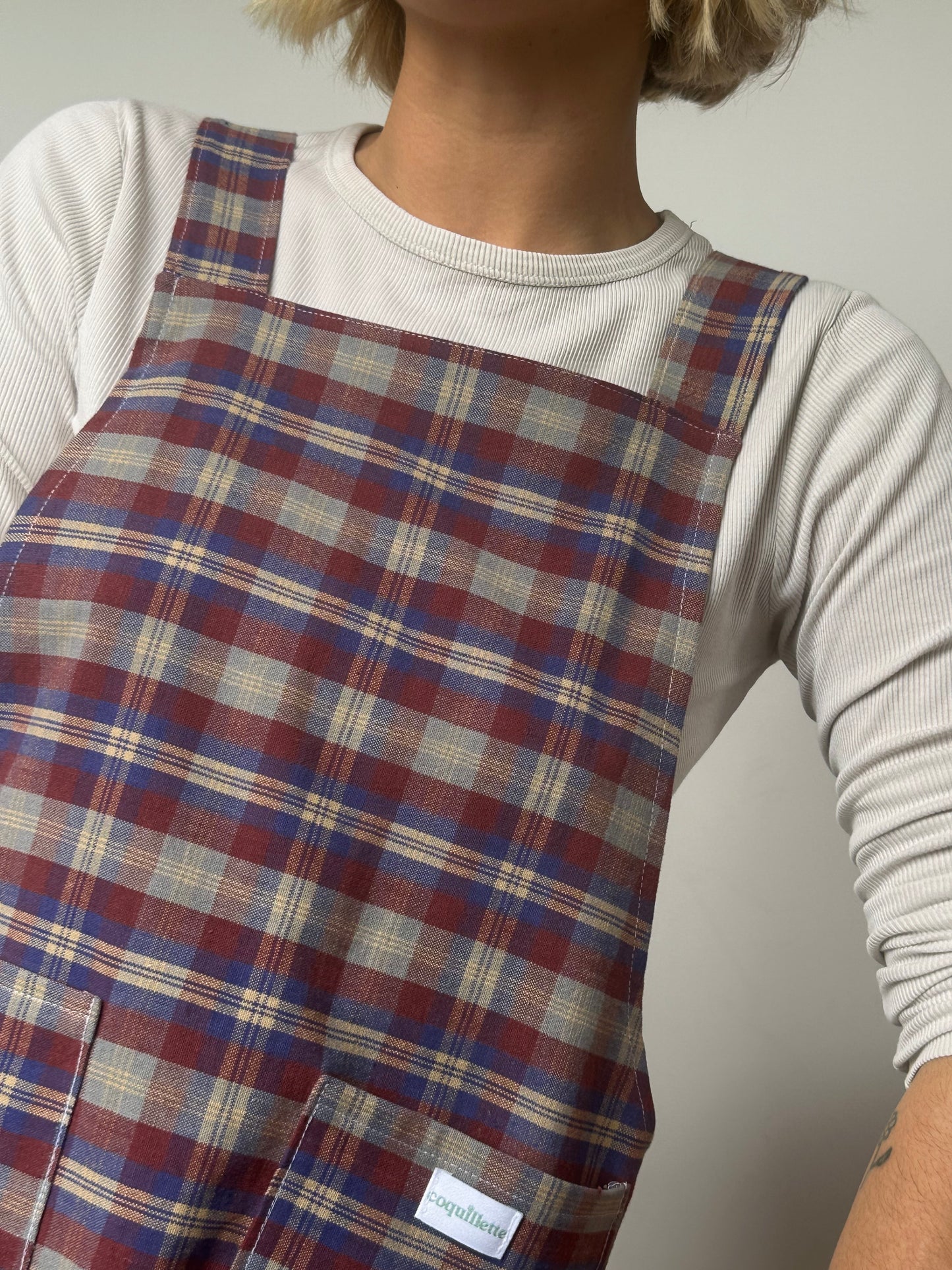 Robe Tablier Tartan T36/38