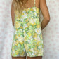 Combishort Fleurs Vert