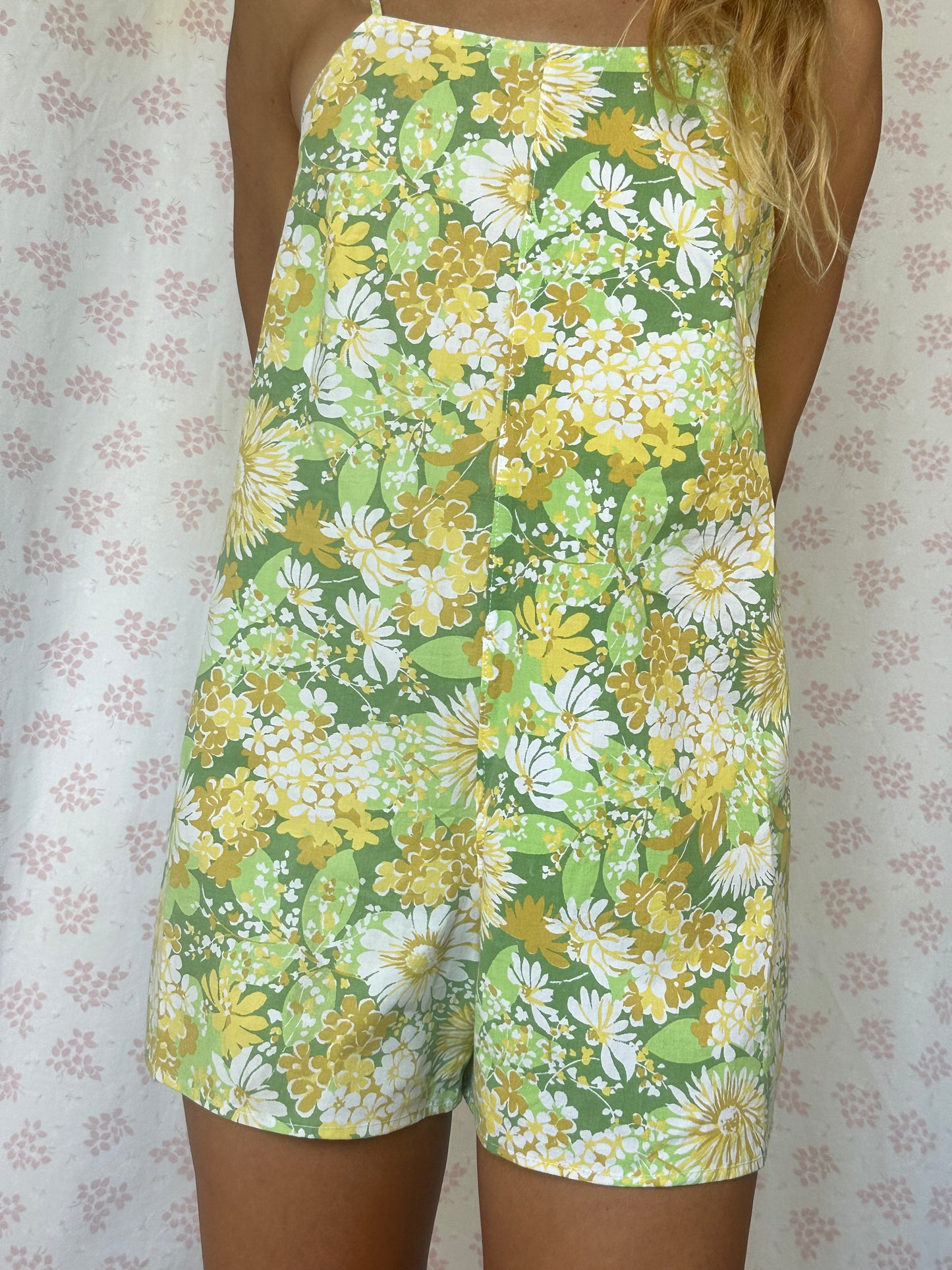 Combishort Fleurs Vert