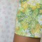 Combishort Fleurs Vert