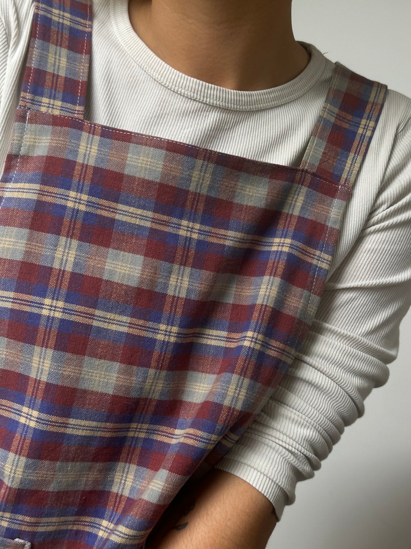 Robe Tablier Tartan T36/38