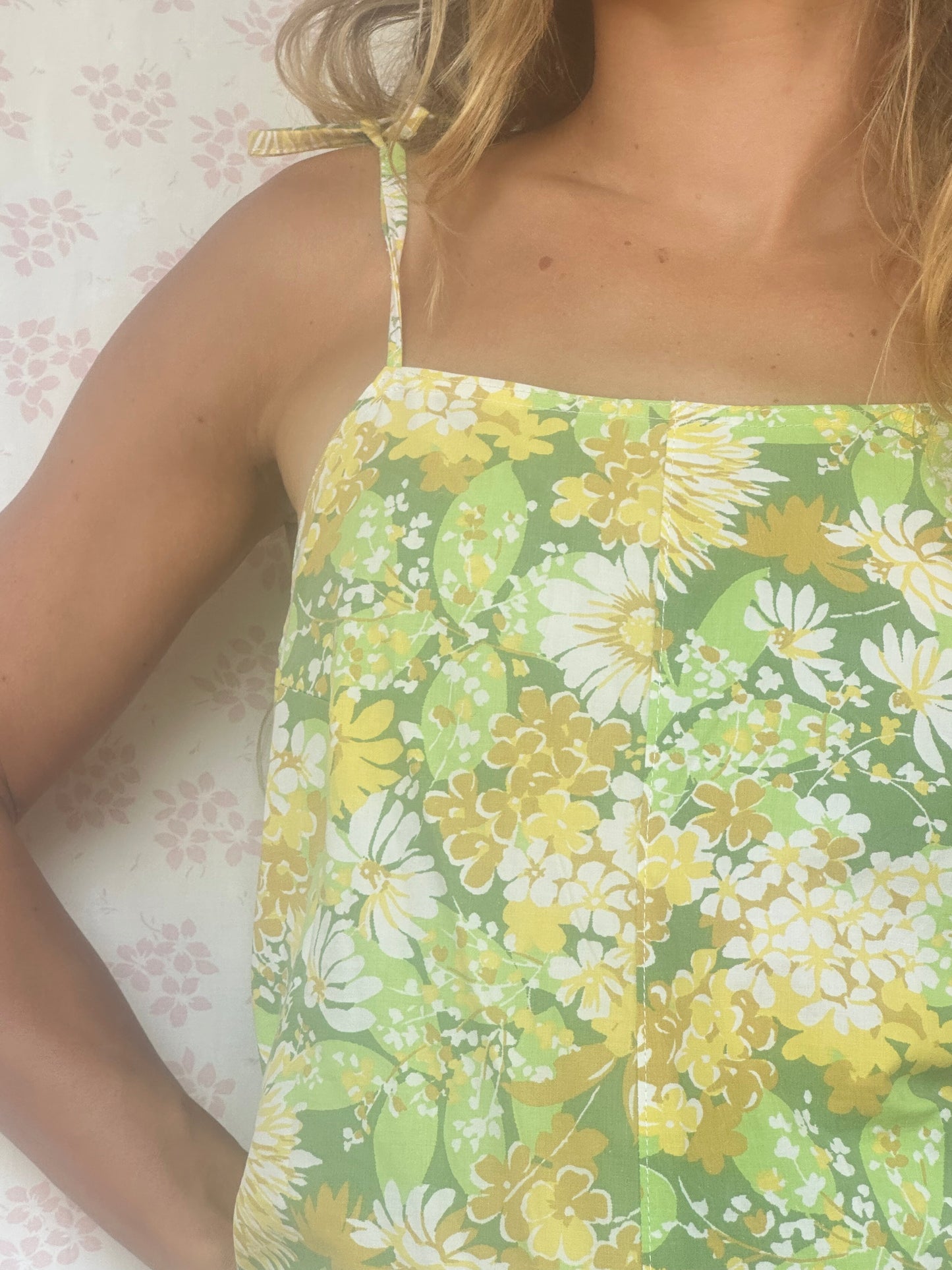 Combishort Fleurs Vert