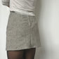 Jupe Laine Gris T38