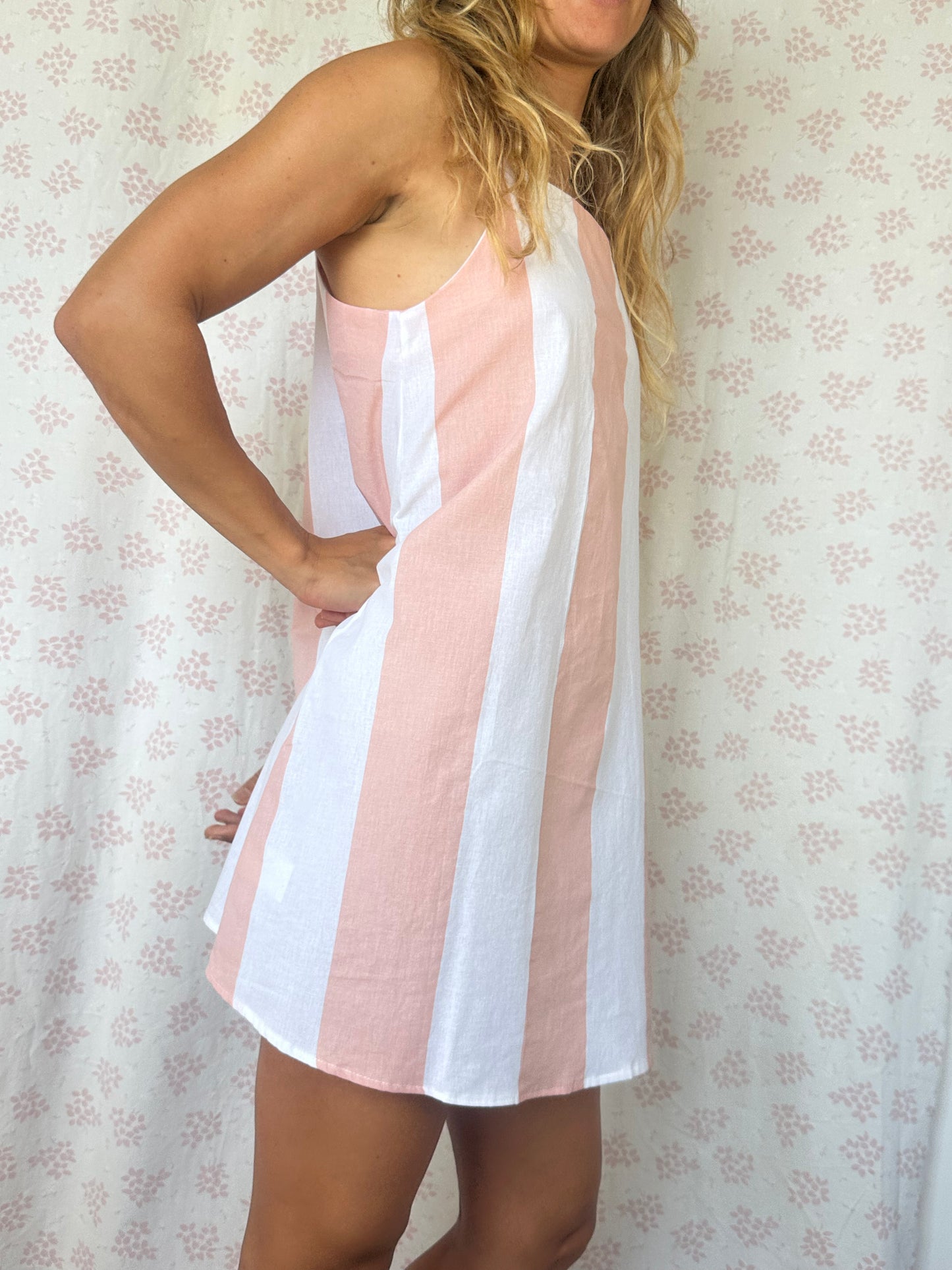 Robe Bretelle Rayure