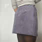 Jupe Velour Violet T38