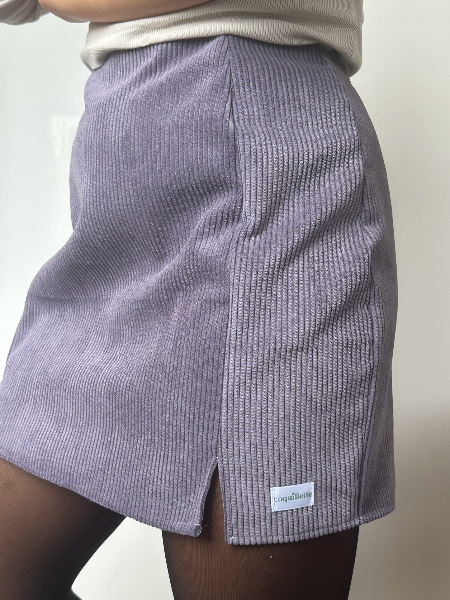 Jupe Velour Violet T38