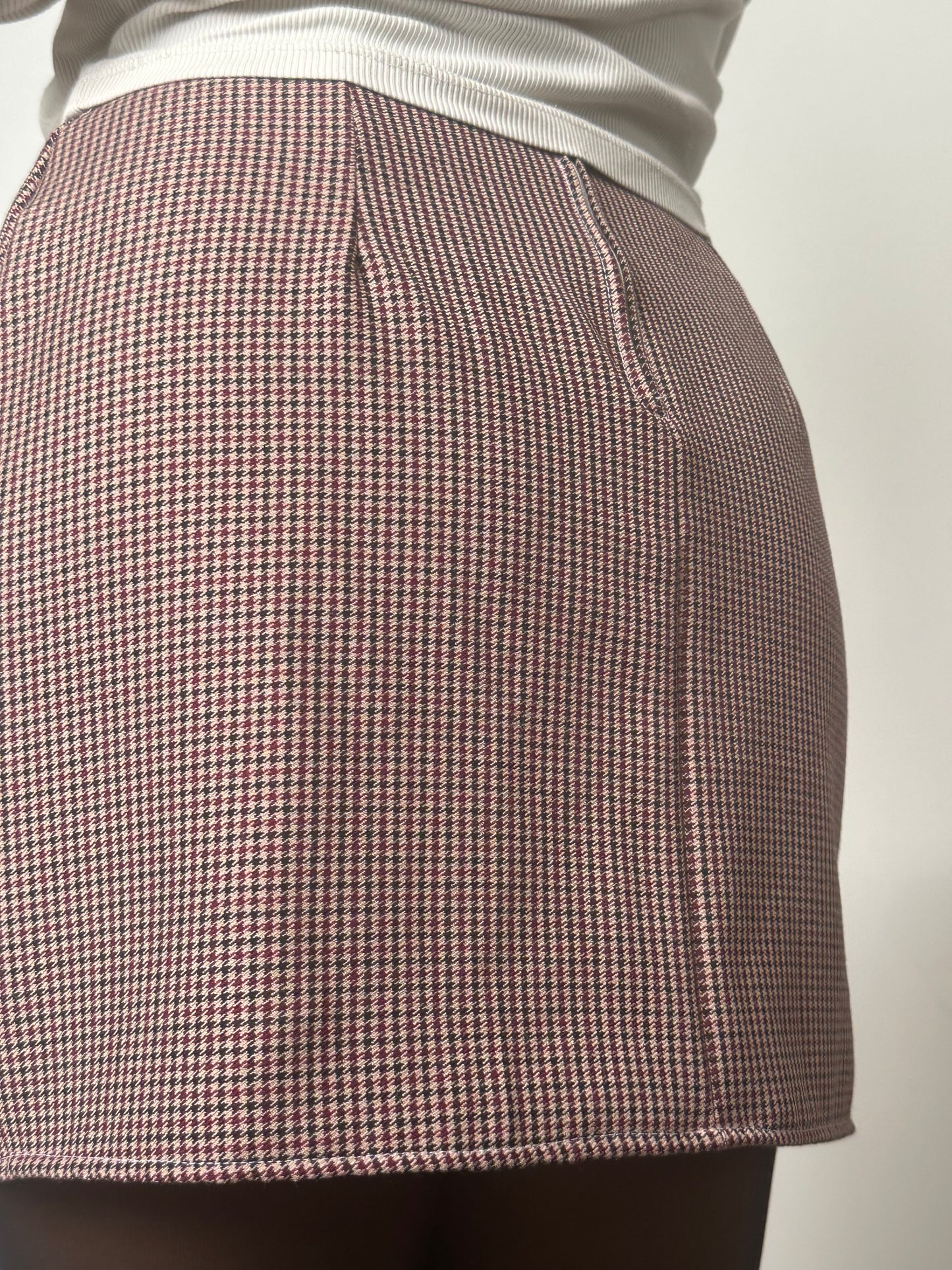 Jupe Pied de poule T38