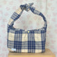 Sac Carreaux Bleu