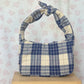 Sac Carreaux Bleu