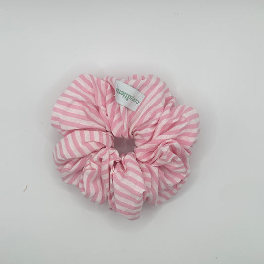 Grand Chouchou Rayé Rose