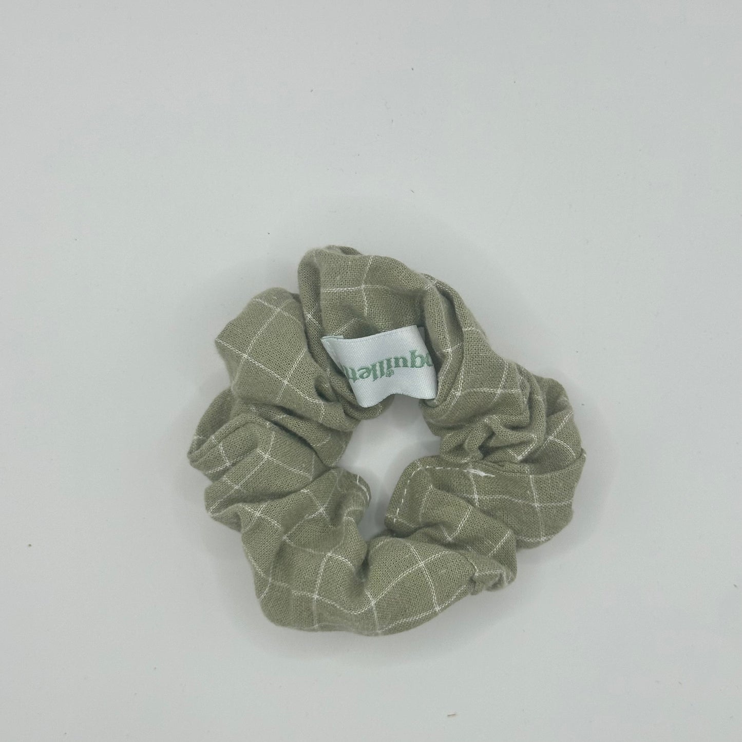 Chouchou Vert Carreaux