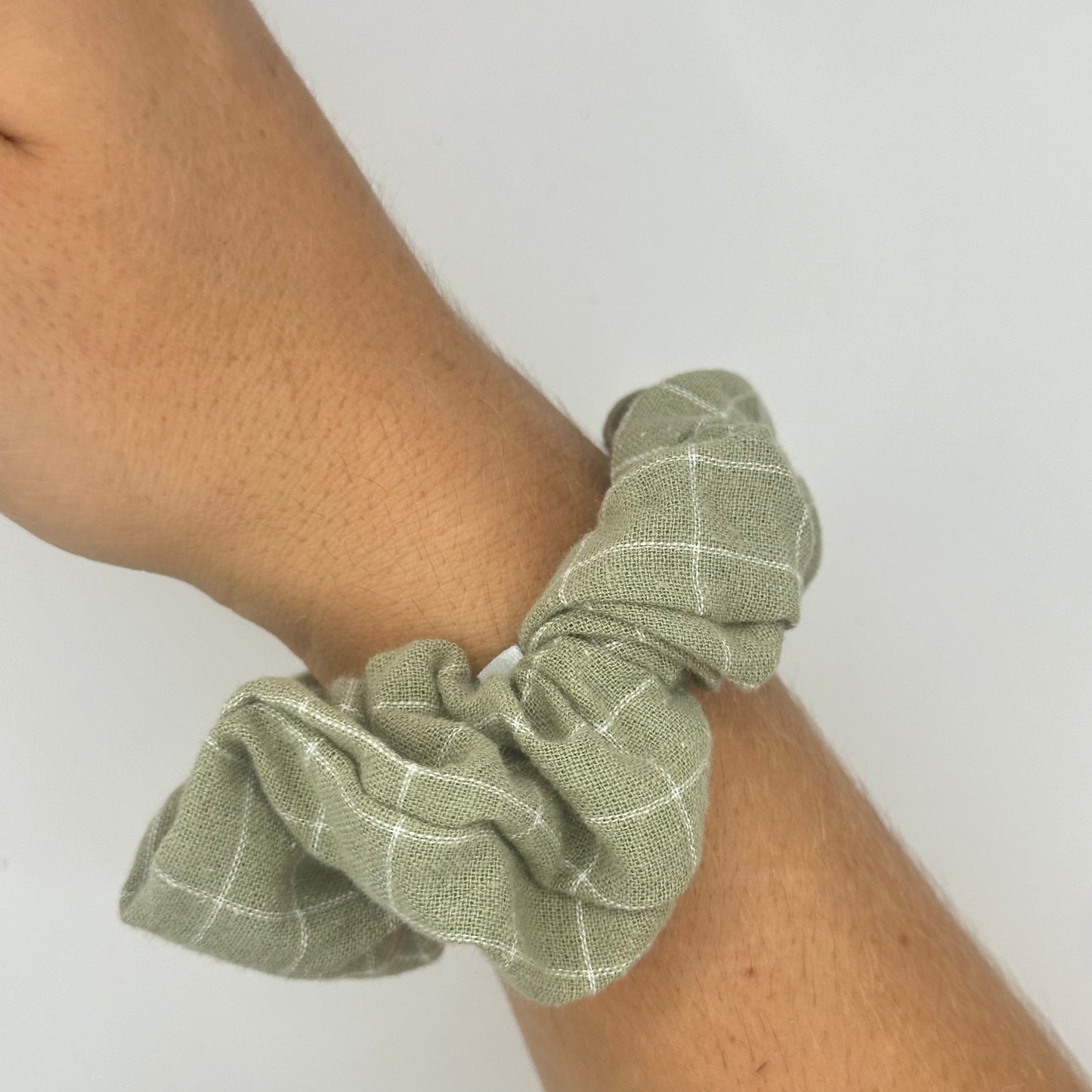 Chouchou Vert Carreaux