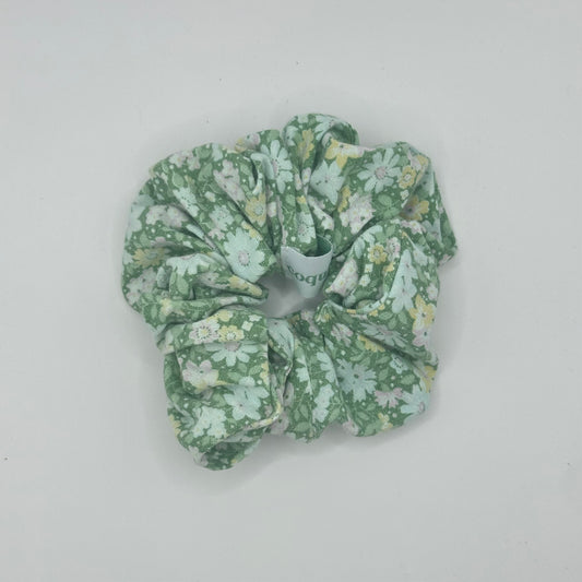 Chouchou Fleurs Vert