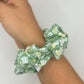 Chouchou Fleurs Vert